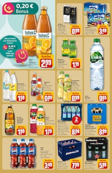Wasser im aktuellen REWE Prospekt (Kassel) Wasser im REWE Prospekt "Dein Markt" mit 32 Seiten (Kassel)