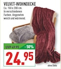 VELVET-WOHNDECKE Angebote bei Marktkauf Dinslaken für 24,95 €