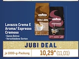 Crema E Aroma/ Espresso Cremoso Angebote von Lavazza bei Metro Dülmen für 11,01 €