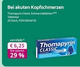 Classic Schmerztabletten bei mea - meine apotheke im Prospekt "" für 6,25 €