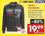 Herren Sweatjacke im Angebot bei Netto Marken-Discount in Kassel Herren Sweatjacke Angebote von Camp David bei Netto Marken-Discount Kassel für 19,99 €