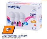 Ampoules LED E14 - ENERGETIC en promo chez Action Le Havre à 0,99 €