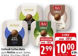 CoffeeB Coffee Balls Angebote von Melitta bei E center Freiburg für 2,99 €