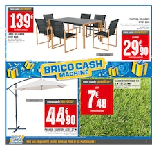 Offre Table De Jardin dans le catalogue Brico Cash du moment à la page 2