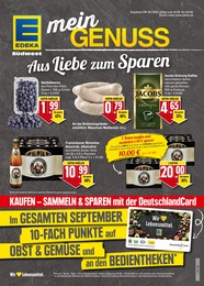 EDEKA Prospekt für Karlsruhe mit 45 Seiten EDEKA Prospekt für Karlsruhe: "Aktuelle Angebote", 45 Seiten, 19.09.2022 - 24.09.2022