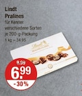 Pralines von Lindt im aktuellen V-Markt Prospekt für 6,99 €