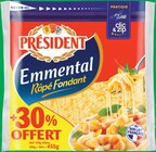 Emmental râpé fondant - PRÉSIDENT à 3,52 € dans le catalogue Intermarché Super