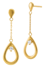 Auchan Hypermarché - Boucles d’oreilles or 375 millièmes et oxydes de zirconium : offre du catalogue Promo Boucles d’oreilles or 375 millièmes et oxydes de zirconium à 59,00 € dans le catalogue Auchan Hypermarché ""