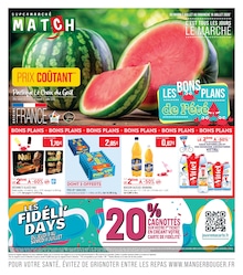Prospectus Supermarchés Supermarchés Match en cours, C'EST TOUS LES JOURS LE MARCHÉ, 22 pages, 07/07/2026 - 19/07/2026 Catalogue Supermarchés Supermarchés Match en cours à Dieuze et alentours, C'EST TOUS LES JOURS LE MARCHÉ, 22 pages, 07/07/2026 - 19/07/2026