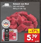 Gulasch vom Rind Angebote von GUT PONHOLZ bei Netto Marken-Discount Koblenz für 5,79 €