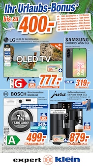 Fernseher im expert Prospekt "Top Angebote" mit 12 Seiten (Homburg)