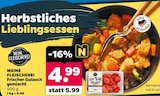 Frischer Gulasch gemischt im Angebot bei Netto mit dem Scottie in Lutherstadt Wittenberg Frischer Gulasch gemischt Angebote von MEINE FLEISCHEREI bei Netto mit dem Scottie Lutherstadt Wittenberg für 4,99 €