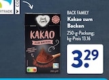 Aktuelles Kakao zum Backen Angebot bei ALDI SÜD in Darmstadt ab 3,29 €
