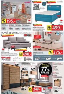 Bett im Zurbrüggen Prospekt "INVENTUR VERKAUF" mit 16 Seiten (Münster)