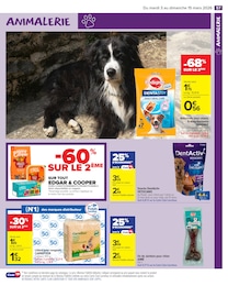 Prix et réduction Dentastix dans le prospectus Carrefour Market en cours Offre Dentastix dans le catalogue Carrefour Market du moment à la page 59