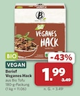 Veganes Hack von Berief im aktuellen combi Prospekt