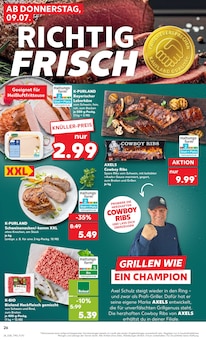 Schweinefleisch im Kaufland Prospekt "Hier bin ich richtig" mit 52 Seiten (Fürth)