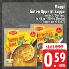Guten Appetit Suppe im Angebot bei E center in Siegburg Guten Appetit Suppe Angebote von Maggi bei E center Siegburg für 0,59 €