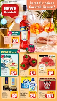 Aktueller REWE Prospekt "Dein Markt" Seite 1 von 32 Seiten