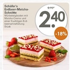 Erdbeer-Matcha-Schnitte Angebote von Schäfer's bei WEZ Löhne für 2,40 €