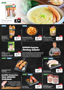 Wiener Würstchen im Konsum Prospekt "Preisparade" mit 12 Seiten (Dresden)