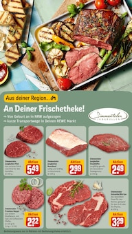 Rindfleisch im aktuellen REWE Prospekt (Essen) Rindfleisch im REWE Prospekt "Dein Markt" mit 29 Seiten (Essen)