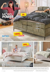 Aktueller Höffner Prospekt mit Boxspringbett, "MÖBELPOWER", Seite 8