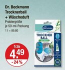 Trocknerball + Wäscheduft Angebote von Dr. Beckmann bei V-Markt Augsburg für 4,49 €