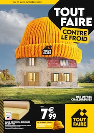 Prospectus Tout Faire à Les Combes, "TOUT FAIRE CONTRE LE FROID", 12 pages, 01/10/2025 - 31/10/2025