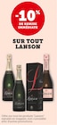 -10% de remise immédiate sur tout LANSON - LANSON en promo chez U Express Fameck