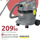 Aspirateur eau et poussières Pro NT600 - KÄRCHER en promo chez Mr.Bricolage Limoux à 209,90 €