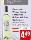 Sandgrube 13 Grüner Veltliner trocken bei E center im Darmstadt Prospekt für 4,49 €