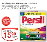 Waschmittel Pulver im Angebot bei GLOBUS in Koblenz Waschmittel Pulver Angebote von Persil bei GLOBUS Koblenz für 15,99 €