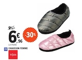 Chausson Femme - TISSAIA en promo chez E.Leclerc Brest à 6,96 €