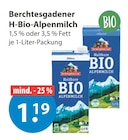 H-Bio-Alpenmilch 1,5 % Fett von Berchtesgadener im aktuellen V-Markt Prospekt für 1,19 €