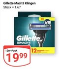 Mach3 Klingen Angebote von Gillette bei GLOBUS Wolfenbüttel für 19,99 €