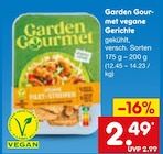 vegane Gerichte von Garden Gourmet im aktuellen Netto Marken-Discount Prospekt für 2,49 €