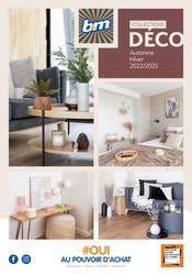 Catalogue B&M de la semaine avec 24 pages Prospectus Meuble & Décoration de B&M, "Collections déco : Automne Hiver 2022/2023", valable du 10/10/2022 au 28/02/2023