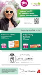 mea - meine apotheke Prospekt für Hückeswagen mit 4 Seiten mea - meine apotheke Prospekt für Hückeswagen: "Unsere Juli-Angebote", 4 Seiten, 01.07.2025 - 31.07.2025
