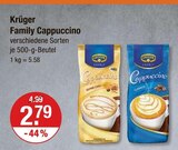 Family Cappuccino Angebote von Krüger bei V-Markt Memmingen für 2,79 €