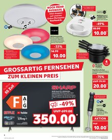 Fernseher im Kaufland Prospekt "Aktuelle Angebote" mit 40 Seiten (Lörrach)