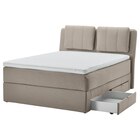 Boxspringbett mit Bettkasten Vågstranda fest/Tussöy Tibbleby beige 160x200 cm Angebote von LILLFJÄLLET bei IKEA Cottbus für 1.709,10 €