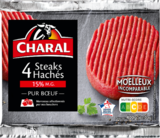 4 STEAKS HACHÉS PUR BŒUF CHARAL - CHARAL en promo à 7,49 € chez Auchan Hypermarché 4 STEAKS HACHÉS PUR BŒUF CHARAL - CHARAL dans le catalogue Auchan Hypermarché