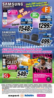 Fernseher im expert Prospekt "Top Angebote" mit 8 Seiten (Marburg)