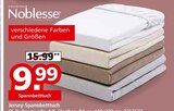 Spannbettuch von Noblesse im aktuellen Segmüller Prospekt für 9,99 €
