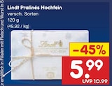 Pralinés Hochfein Angebote von Lindt bei Netto Marken-Discount Velbert für 5,99 €