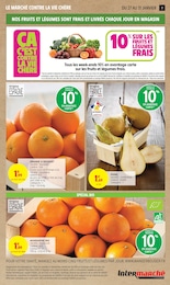 Prix et réduction Mandarine Bio dans le prospectus Intermarché Super en cours Offre Mandarine Bio dans le catalogue Intermarché Super du moment à la page 7
