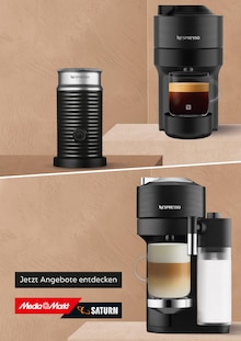 Aktueller Nespresso Prospekt Aktueller Nespresso Prospekt "Milchaufschäumer geschenkt*" mit 1 Seite