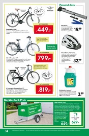 Fahrradhelm im BayWa Bau- und Gartenmärkte Prospekt in Ansbach Aktueller BayWa Bau- und Gartenmärkte Prospekt mit Fahrradhelm, "Hier bin ich gern", Seite 14
