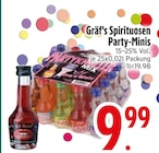 Spirituosen Party-Minis von Gräf's im aktuellen EDEKA Prospekt für 9,99 €